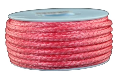 Dyneema Flechtschnur Seil Dyneemaseil Flechtleine aus Dyneema - Durchmesser 3mm - 15 Meter Fb. rot von Gepotex