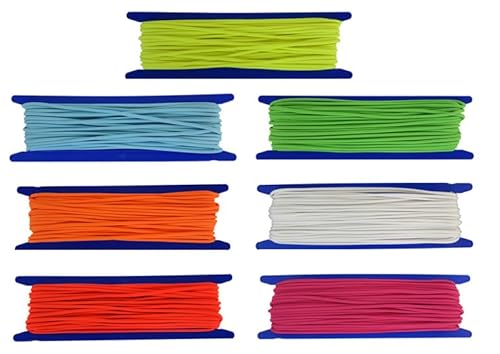 Gepotex Schwarzlicht Leuchtschnur 3,5 mm - 7 x 30 Meter Blacklight von Gepotex