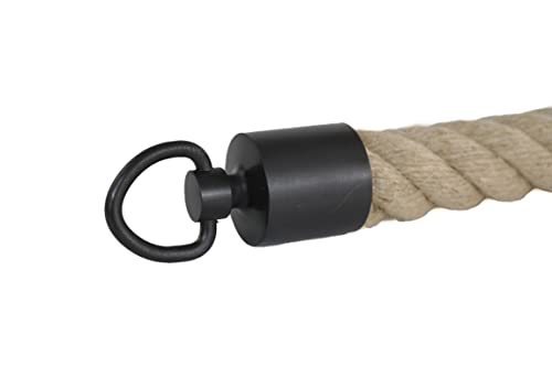 Gepotex Seilendhalter Seilkappe Seilendkappe bronziert mit Ring für 28mm - 30mm Handlaufseil/Absperrseil/Treppenseil von Gepotex