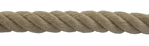 Handlaufseil/Absperrseil naturfarben aus PP 30mm Durchmesser von Gepotex
