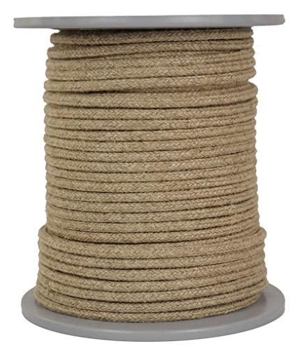 Leinenseil/Seil aus Leinen/Flachsseil 16fach geflochten Natur Durchmesser ca. 5mm - Länge: 50 Meter - hergestellt aus naturbelassenem Leinengarn, biologisch abbaubar und umweltfreundlich von Gepotex