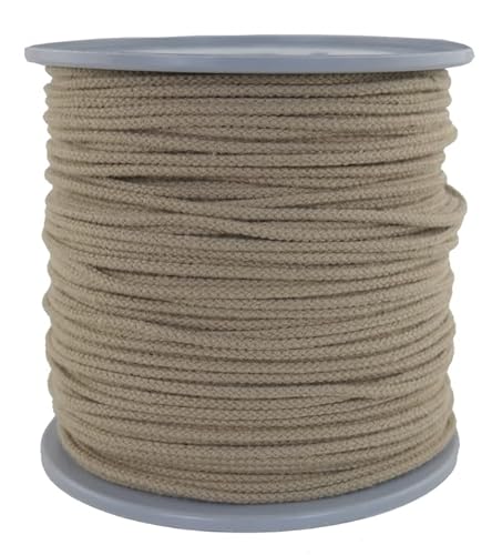 Polyhanfseil - Poly-Hanfseil Durchmesser 4.5 mm -250 Meter auf Scheibenspule - 100% Polypropylen - Seil 8fach geflochten Fb. leinen von Gepotex