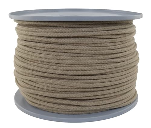 Polyhanfseil - Poly-Hanfseil Durchmesser 6 mm -250 Meter auf Scheibenspule - 100% Polypropylen - Seil 16fach geflochten Fb. leinen von Gepotex