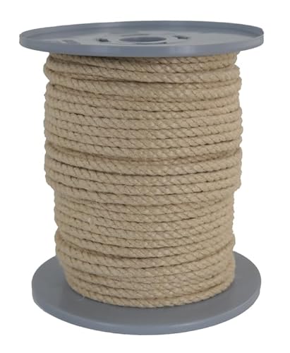 Polyhanfseil - Poly-Hanfseil Polyhanf Durchmesser 4 mm - 50 Meter auf Scheibenspule - 100% Polypropylen von Gepotex