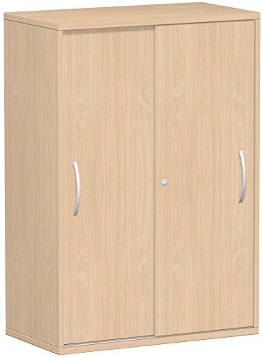 Gera Möbel Schranksystem Flex Schiebetürenschrank, Holzdekor, buche/buche, 80 x 42.5 x 118.2 cm Gera Möbel Schranksystem Flex Schiebetürenschrank, Holzdekor, buche/buche, 80 x 42.5 x 118.2 cm von Gera Möbel