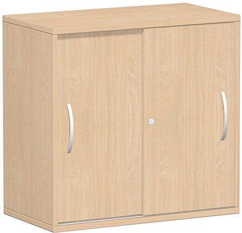 Gera Möbel Schranksystem Flex Schiebetürenschrank, Holzdekor, buche/buche, 80 x 42.5 x 79.8 cm von Geramöbel