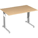 Geramoebel Schreibtisch Speed Office Buche-Nb. 1.200 x 800 x 820 x 68 - 82 mm von Geramöbel