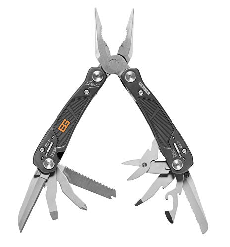 Gerber Bear Grylls Multifunktionswerkzeug mit Nylon-Scheide, 12 Funktionen, Ultimate Multi-tool, 31-000749 von Gerber