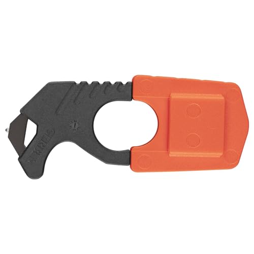 Gerber Gurtschneider, Strap Cutter 2.0, Mit gehärtetem Glasbrecher, Rutschfester Griff, Gesamtlänge: 11 cm, Schwarz/Orange, 1070066 von Gerber