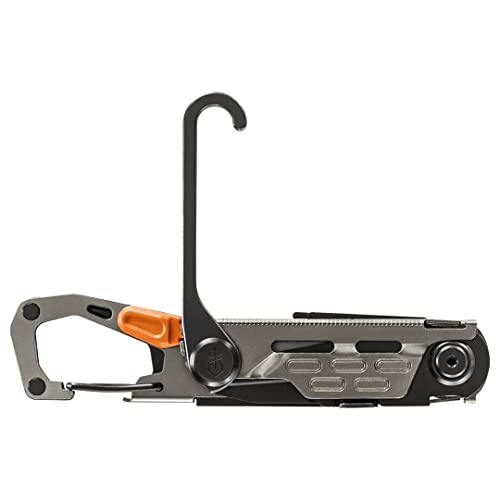 Gerber Multi-Tool mit 11 Funktionen, Stakeout, Mit Frame-Lock Verriegelung und Karabiner, Silber, 30-001743 von Gerber