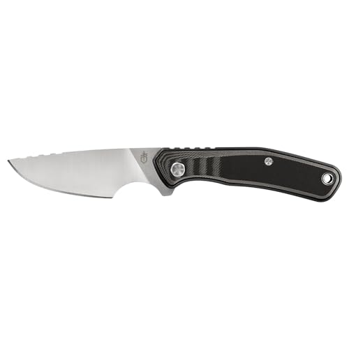 Gerber Survival-Messer mit Holster, Downwind Caper, Klingenlänge: 8,8 cm, G10/7Cr17MoV, Schwarz, 30-001820 von Gerber