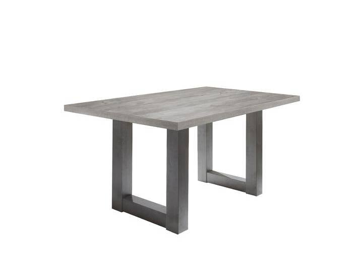 Esstisch MÄUSBACHER Mister TOPSELLER , grau (tischplatte: beton, optik), B:140cm H:75cm T:90cm, Tische, Gestell in U-Form von Gerd-Mäusbacher