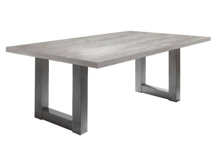 Esstisch MÄUSBACHER Mister TOPSELLER , grau (tischplatte: beton, optik), B:200cm H:75cm T:100cm, Tische, Gestell in U-Form von Gerd-Mäusbacher