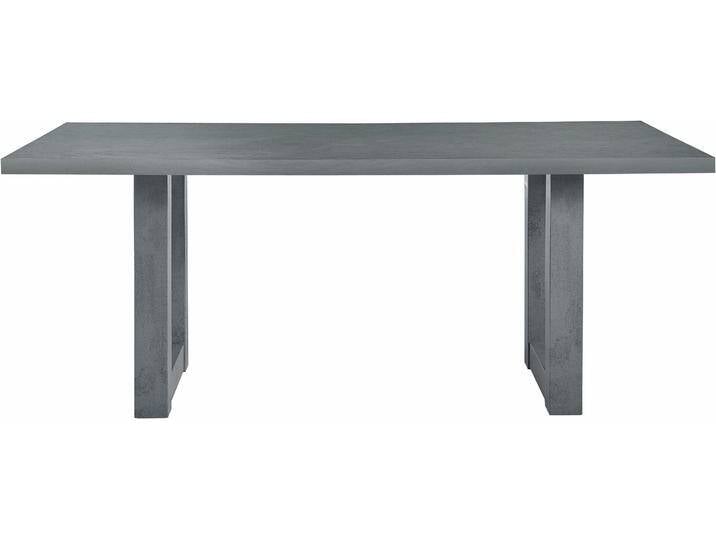 Esstisch MÄUSBACHER Mister TOPSELLER , grau (tischplatte: graphitfarben), B:140cm H:75cm T:90cm, Tische, Gestell in U-Form von Gerd-Mäusbacher