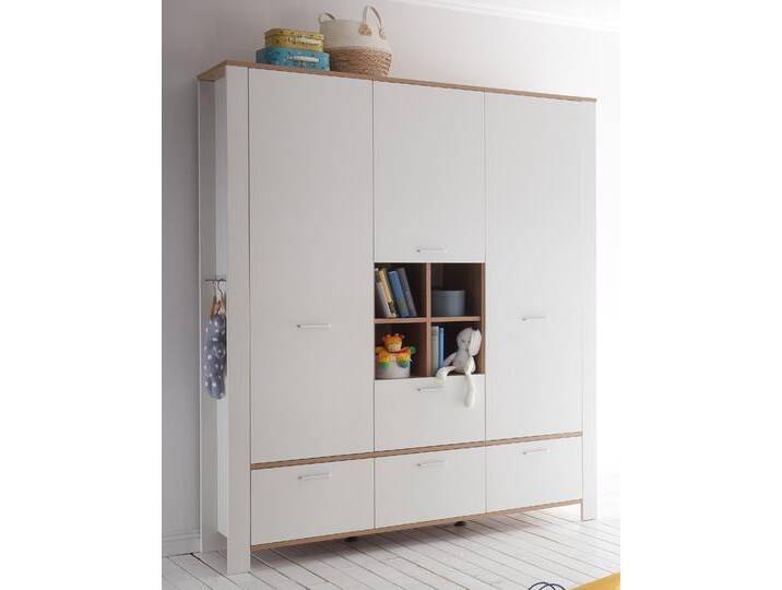 Mäusbacher Adele Kleiderschrank Weiß matt lackiert - 160x195x47 von Gerd-Mäusbacher