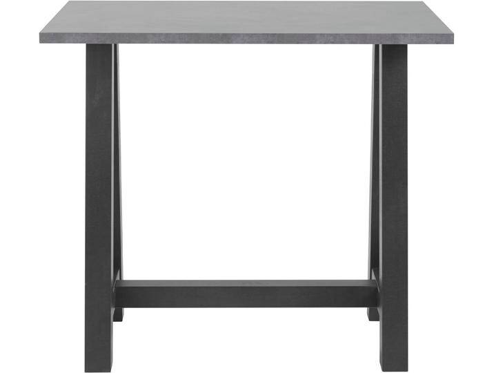 Mäusbacher Bartisch, Gestell in A-Form (Breite 120, 140 oder 160 cm), grau schwarz, 140 cm, schwarzstahl/graphitfarben von Gerd-Mäusbacher