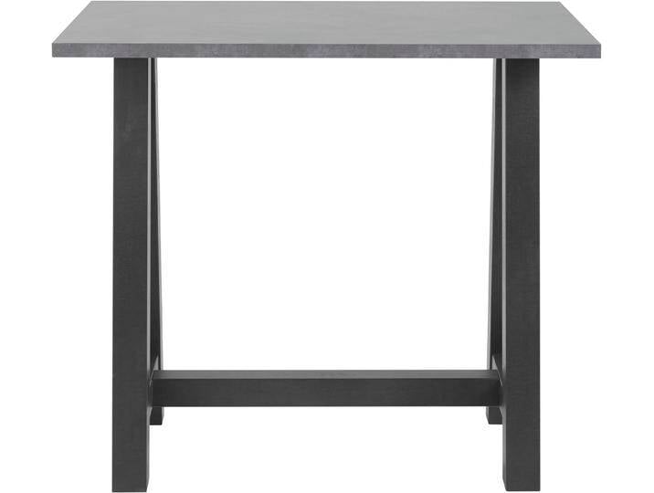 Mäusbacher Bartisch, Gestell in A-Form (Breite 120, 140 oder 160 cm), grau schwarz, 140 cm, schwarzstahl/graphitfarben von Gerd-Mäusbacher