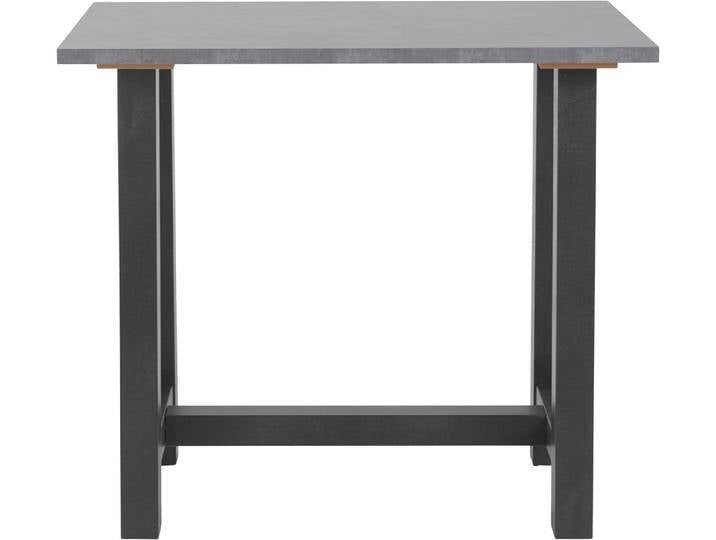 Mäusbacher Bartisch, Gestell in U-Form (Breite 120, 140 oder 160 cm), grau schwarz, 140 cm, schwarzstahl/graphitfarben von Gerd-Mäusbacher