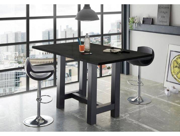 Mäusbacher Bartisch, Gestell in U-Form (Breite 120, 140 oder 160 cm), schwarz, 120 cm, schwarzstahl/schwarzstahlfarben von Gerd-Mäusbacher