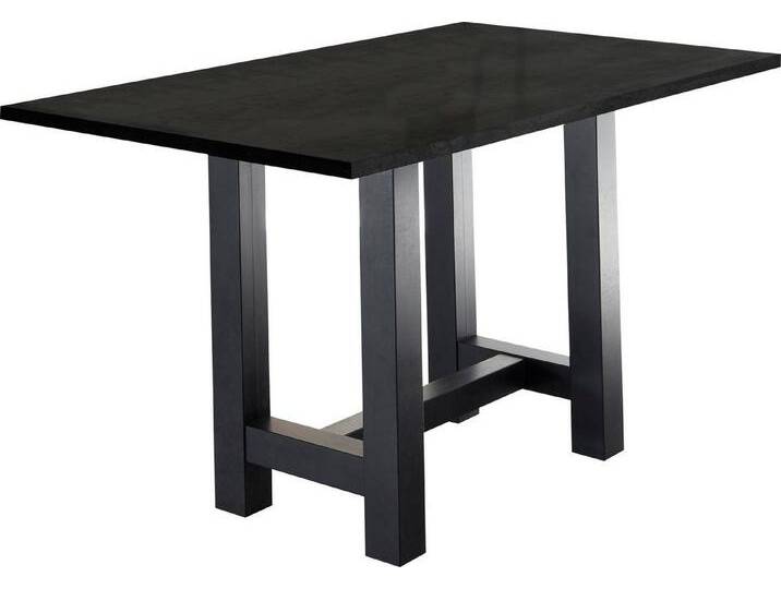 Mäusbacher Bartisch, Gestell in U-Form (Breite 120, 140 oder 160 cm), schwarz, 160 cm, schwarzstahl/schwarzstahlfarben von Gerd-Mäusbacher