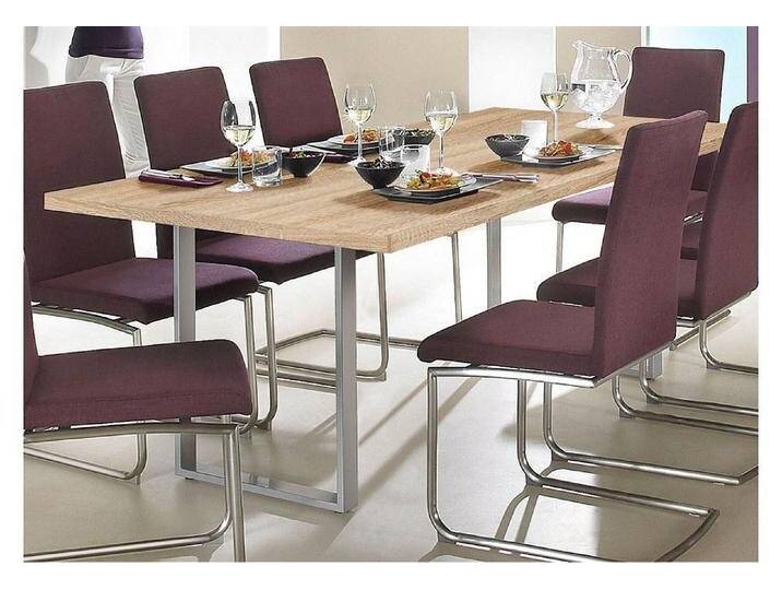 Mäusbacher Esstisch, in verschiedenen Größen, grau, eichefarben sägerau Mäusbacher Esstisch, in verschiedenen Größen, grau, eichefarben sägerau von Gerd-Mäusbacher