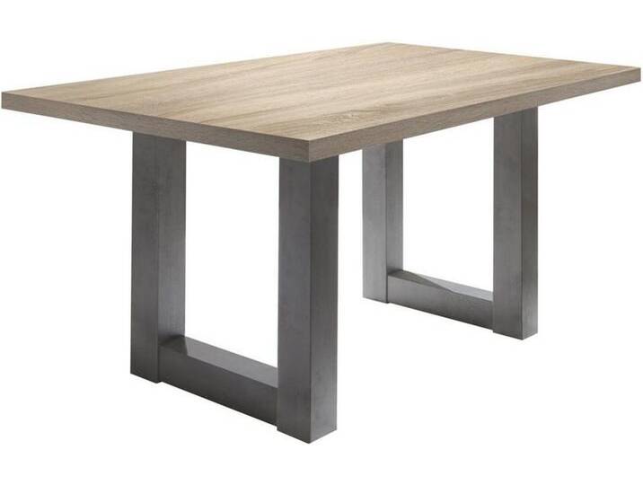 Mäusbacher Esstisch Mister TOPSELLER! (OTTOs Choice), Gestell in U-Form, braun, Tischplatte: Eichefarben sägerau von Gerd-Mäusbacher