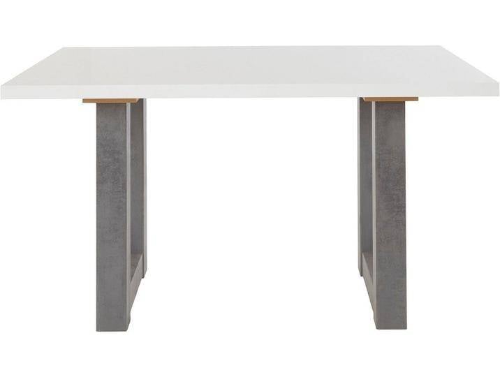 Mäusbacher Esstisch Mister TOPSELLER! (OTTOs Choice), Gestell in U-Form, weiß, Tischplatte: Weiß matt Lack von Gerd-Mäusbacher