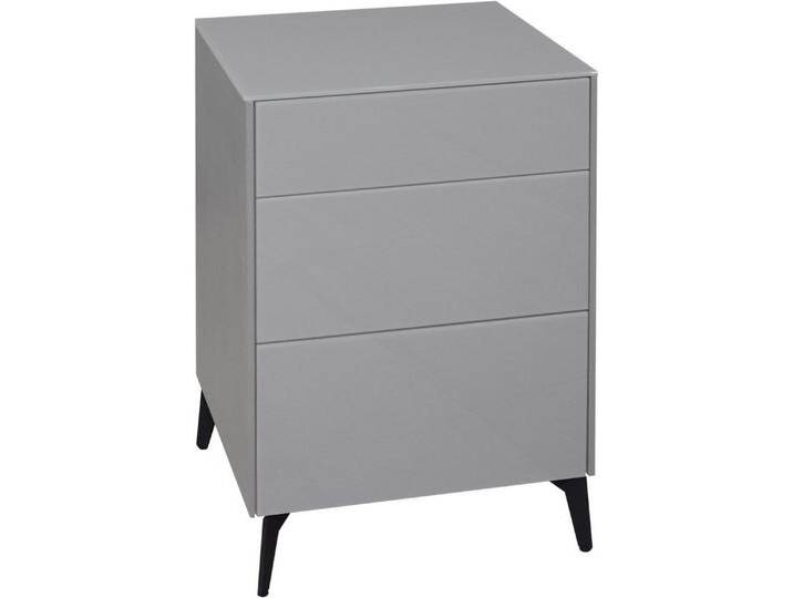 Mäusbacher Kommode Imola TOPSELLER! (OTTOs Choice), Kommode mit Glasfront und Glasoberplatte, grau, kreidegrau matt lack / glas kreidegrau glanz von Gerd-Mäusbacher