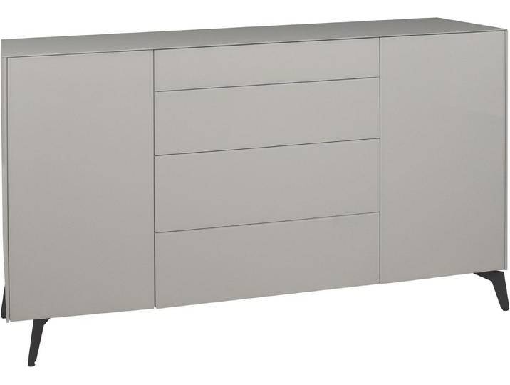 Mäusbacher Kommode Imola TOPSELLER! (OTTOs Choice), Kommode mit Glasfront und Glasoberplatte, grau, kreidegrau matt lack / glas kreidegrau glanz von Gerd-Mäusbacher