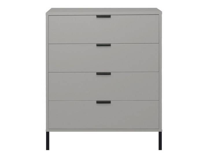 Mäusbacher Kommode in kreidegrau matt lack - 81x100x45cm (BxHxT), grau von Gerd-Mäusbacher