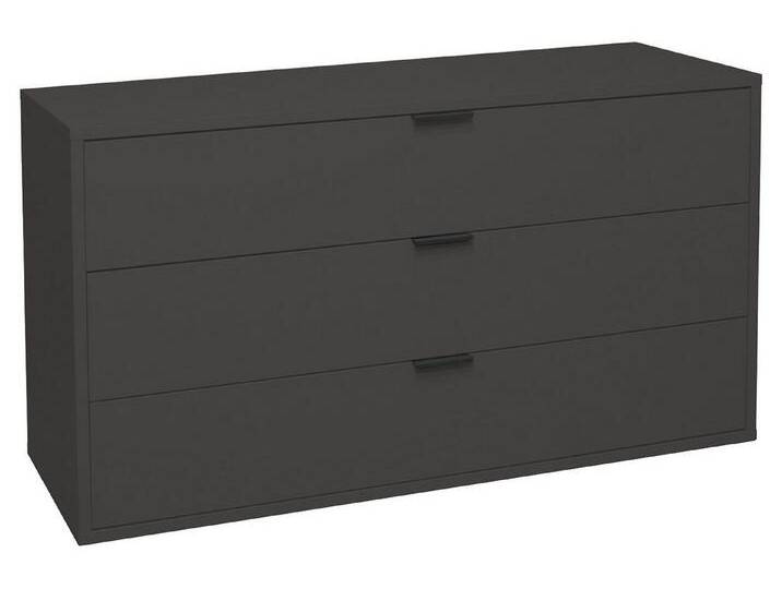 Mäusbacher Schubkastenkommode BONNIE, Anthrazit Matt, 3 Schubladen, Metallgriffe, B 119 x H 67 x T 45 cm, schwarz Mäusbacher Schubkastenkommode BONNIE, Anthrazit Matt, 3 Schubladen, Metallgriffe, B 119 x H 67 x T 45 cm, schwarz von Gerd-Mäusbacher