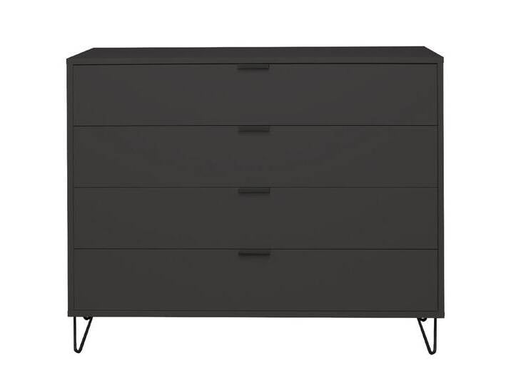 Mäusbacher Schubkastenkommode in anthrazit matt lack - 119x101x45cm (BxHxT) von Gerd-Mäusbacher