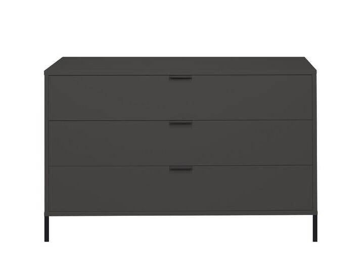 Mäusbacher Schubkastenkommode in anthrazit matt lack - 119x80x45cm (BxHxT) von Gerd-Mäusbacher