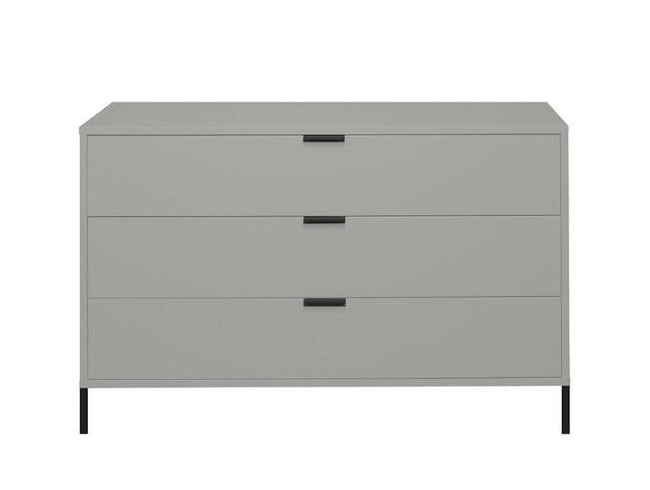 Mäusbacher Schubkastenkommode in kreidegrau matt lack - 119x80x45cm (BxHxT), grau von Gerd-Mäusbacher