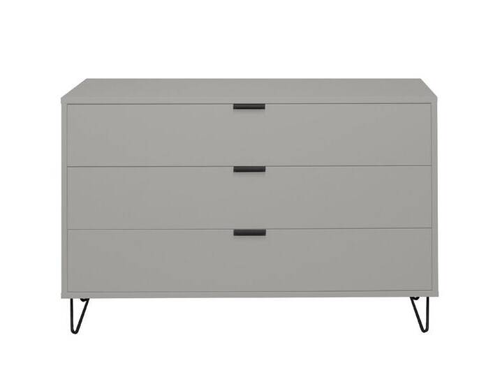Mäusbacher Schubkastenkommode in kreidegrau matt lack - 119x80x45cm (BxHxT), grau von Gerd-Mäusbacher
