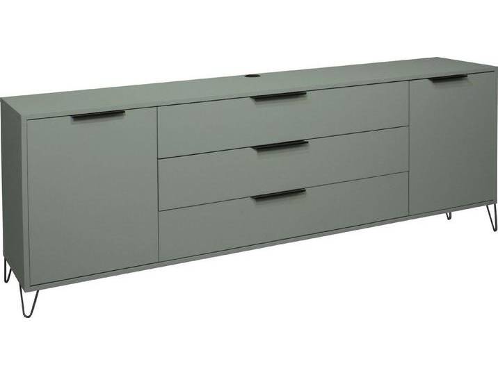 Mäusbacher Sideboard Bonnie TOPSELLER! (OTTOs Choice), Sideboard mit Drahtgestell, grün, pine green matt lack von Gerd-Mäusbacher