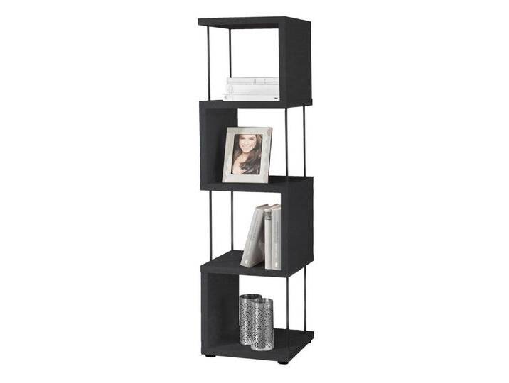 Mäusbacher Standregal 33 x 126 x 33 cm (B/H/T), schwarz von Gerd-Mäusbacher
