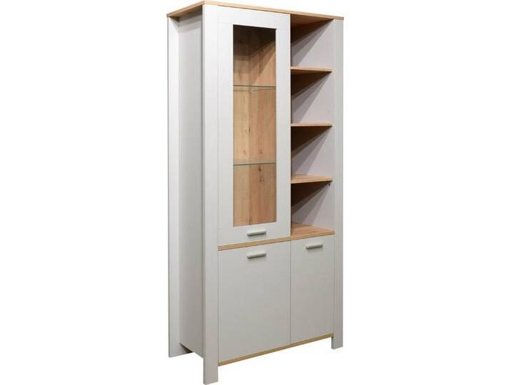Mäusbacher Vitrine Nele Höhe 203 cm, grau von Gerd-Mäusbacher