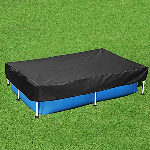 Gereton Poolabdeckung 300x200 cm Rechteck 210D Staubschutz Haltbare wasserdichte Schwimmbadabdeckung für oberirdischen Pool von Gereton