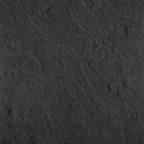 Gerflor Design Selbstklebender Vinylboden dünn in Schiefer Optik | Vinyl Fliesen grau schwarz für Küche und Wohnzimmer | PVC Fliesen selbstklebend in Anthrazit von Gerflor