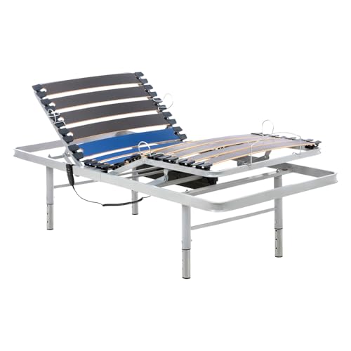 Geriafy - Elektrisch Verstellbarer Lattenrost | 105x200 cm | Verstärkt und kompakt | Kabelgebundene Fernbedienung und in 4 Höhen verstellbare Beine Geriafy - Elektrisch Verstellbarer Lattenrost | 105x200 cm | Verstärkt und kompakt | Kabelgebundene Fernbedienung und in 4 Höhen verstellbare Beine von Geriafy