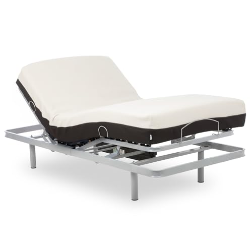 Geriafy - Lattenrost elektrisch verstellbar | Orthopädische Matratze 20 cm. Visco Plus (80x200, drahtlose Kontrolle) von Geriafy