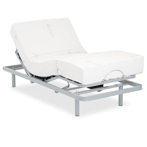 Gerialife - Lattenrost elektrisch verstellbar | Orthopädische matratze 20 cm. Visco Tencel (80x200, Drahtlose Kontrolle) von Gerialife