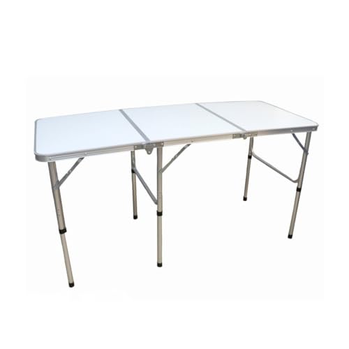Gerimport Campingtisch, Weiß, klappbar, mit Griff, 140 x 60 x 70 cm Gerimport Campingtisch, Weiß, klappbar, mit Griff, 140 x 60 x 70 cm von Gerimport