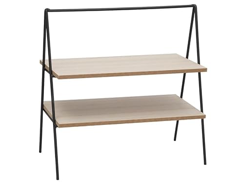 Gerimport Regal mit 2 Böden, 25 x 25 x 12 cm von Gerimport