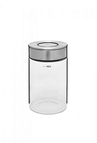 Gerlach Ambiente Glasbehälter mit Stahldeckel Vorratsgläser Vorratsdosen mi Deckel 0,9l von Gerlach