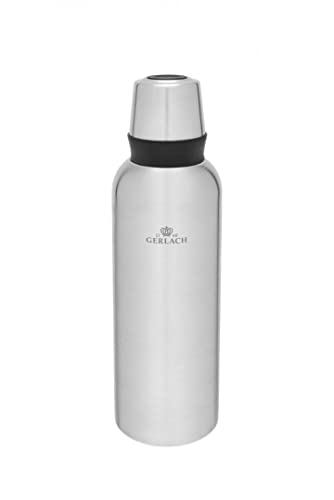 Gerlach Ambiente Thermosflasche 1 L Auslaufsichere Thermoskanne Mit Trinkbecher Aus Edelstahl Isolierflasche Kaffee Tee Unterwegs Outdoor Hält 12 Stunden Heiß 6 Stunden Kalt Gerlach Ambiente Thermosflasche 1 L Auslaufsichere Thermoskanne Mit Trinkbecher Aus Edelstahl Isolierflasche Kaffee Tee Unterwegs Outdoor Hält 12 Stunden Heiß 6 Stunden Kalt von Gerlach