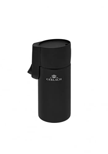 Gerlach Assist Thermobecher 0,5 L Kaffeebecher To Go Isolierbecher Mit Deckel Thermo-Trinkbecher Thermosbecher Becher Aus Edelstahl Schwarz 500ml von Gerlach