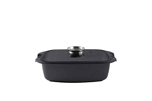 Gerlach Granitex Bräter Mit Deckel Für Induktion Backofen Topf Schmortopf Bratentopf Backofengeeignet Töpfe Pfannen 32 Cm 5,6 L von Gerlach