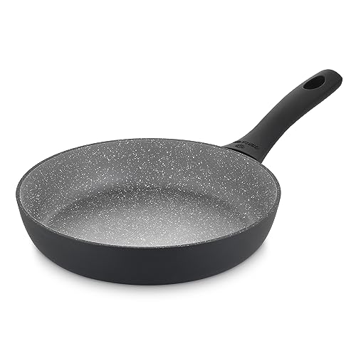 Gerlach Granitex Pfanne Keramik Beschichtet Bratpfanne Marmor Keramikpfanne Bratpfannen Induktionsgeeignet Für Elektro Gas Keramik Induktion Herd Küche Küchenzubehör Pfannen 20 cm Grau von Gerlach